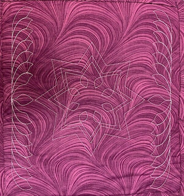 Westalee Design Circles On Quilts Spinning Wheel #36 Template - Image 2