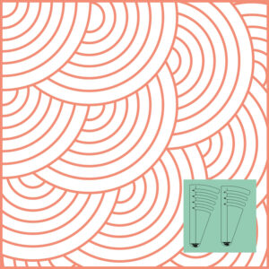 Westalee Design Circles On Quilts Template Set 4 (12" - 18")