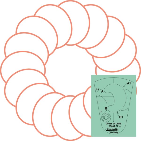 Westalee Design Wreath #19 Template