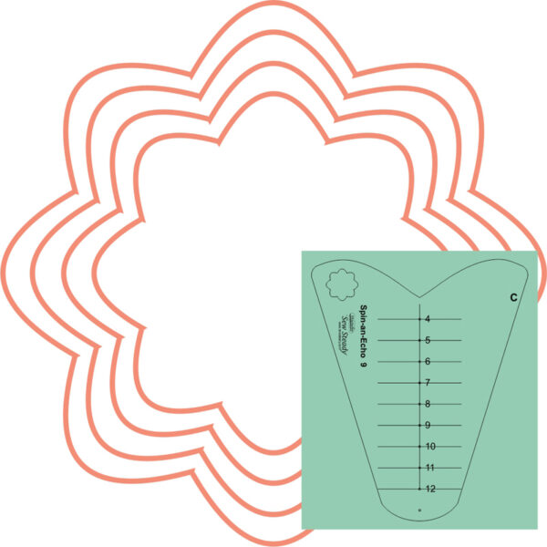 Westalee Design Spin An Echo Template #9