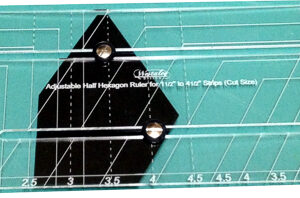 Westalee Design Adjustable Half Hexagon Ruler